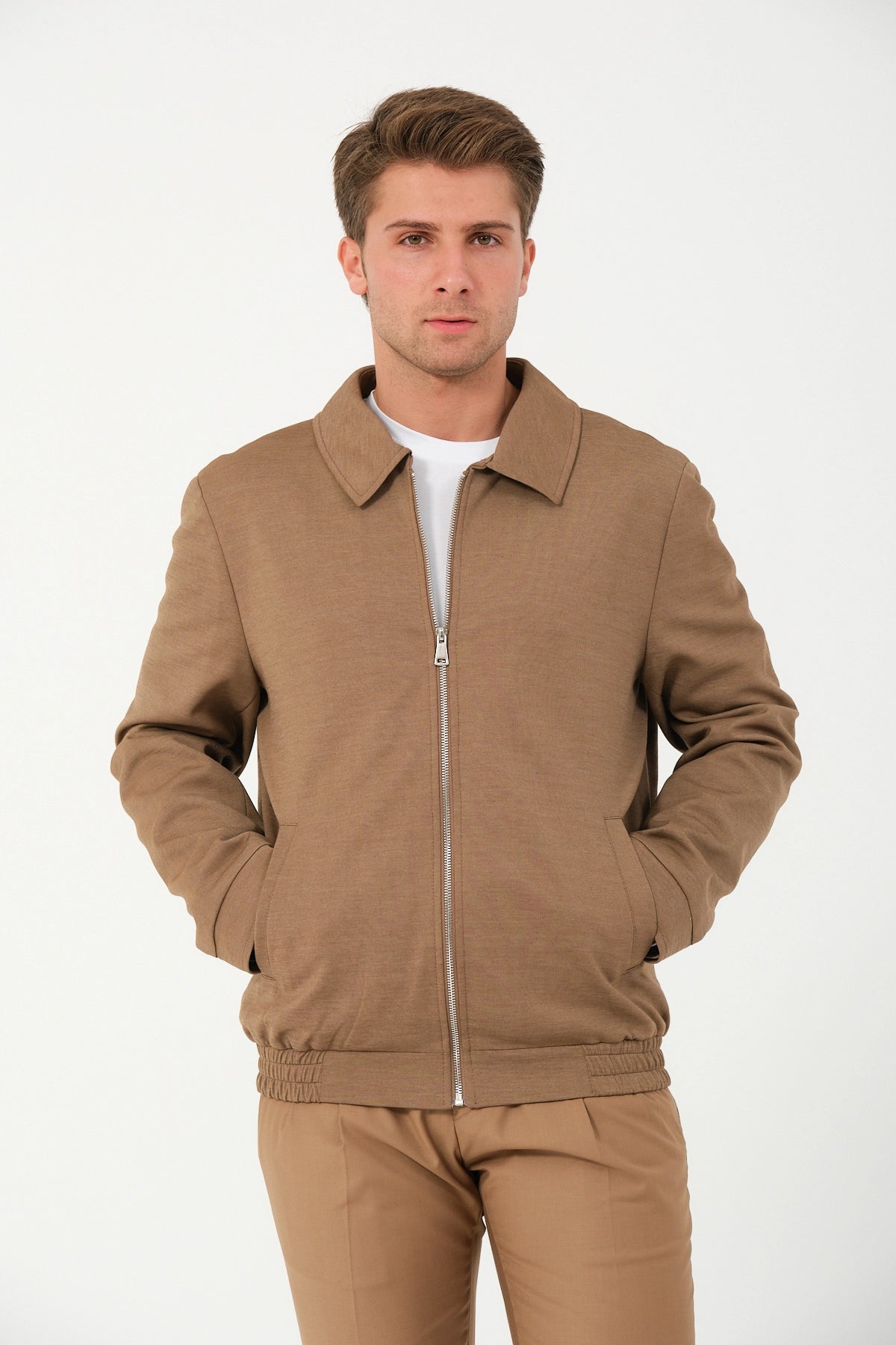 Bomberjacke Camel