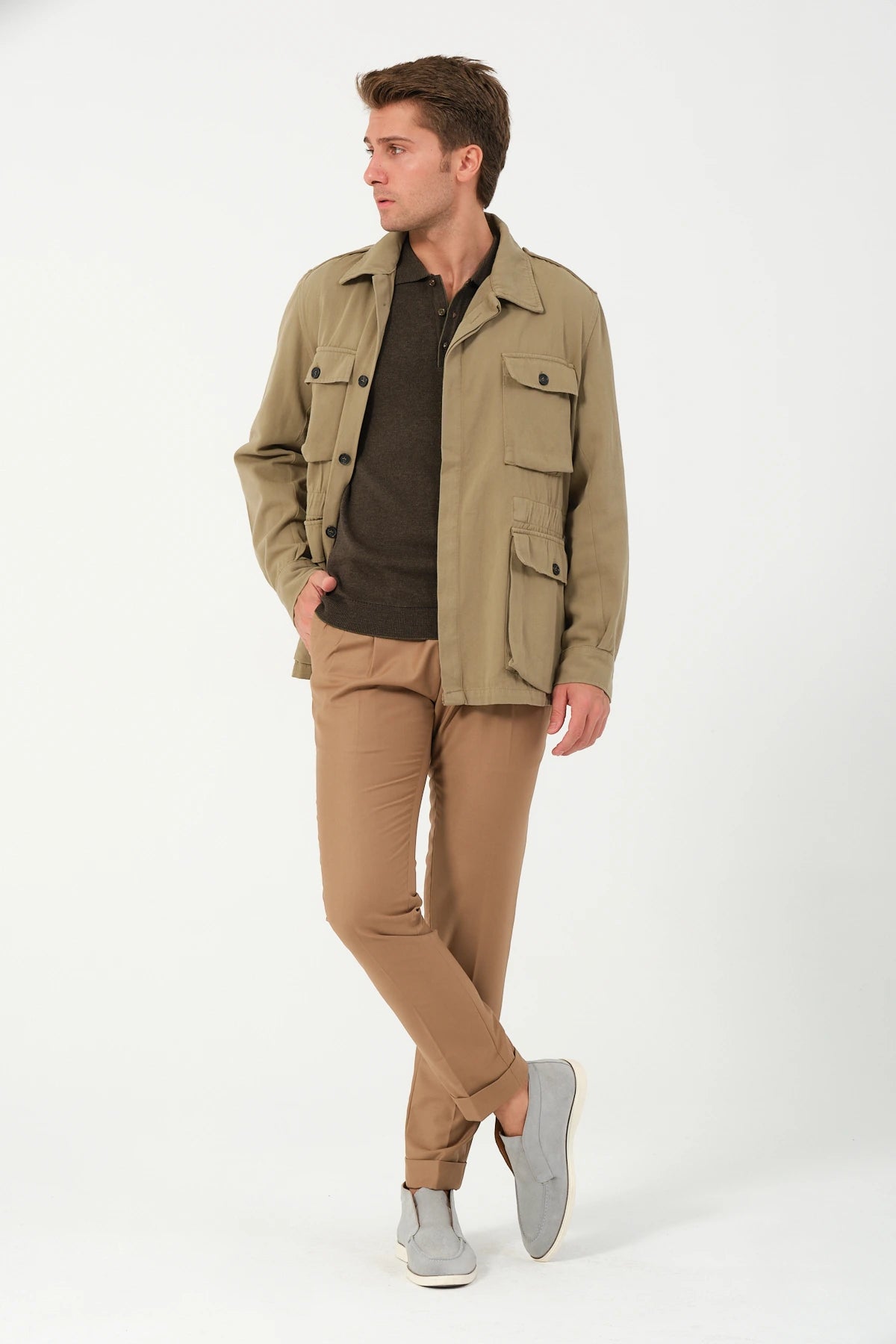 Übergangsjacke Beige