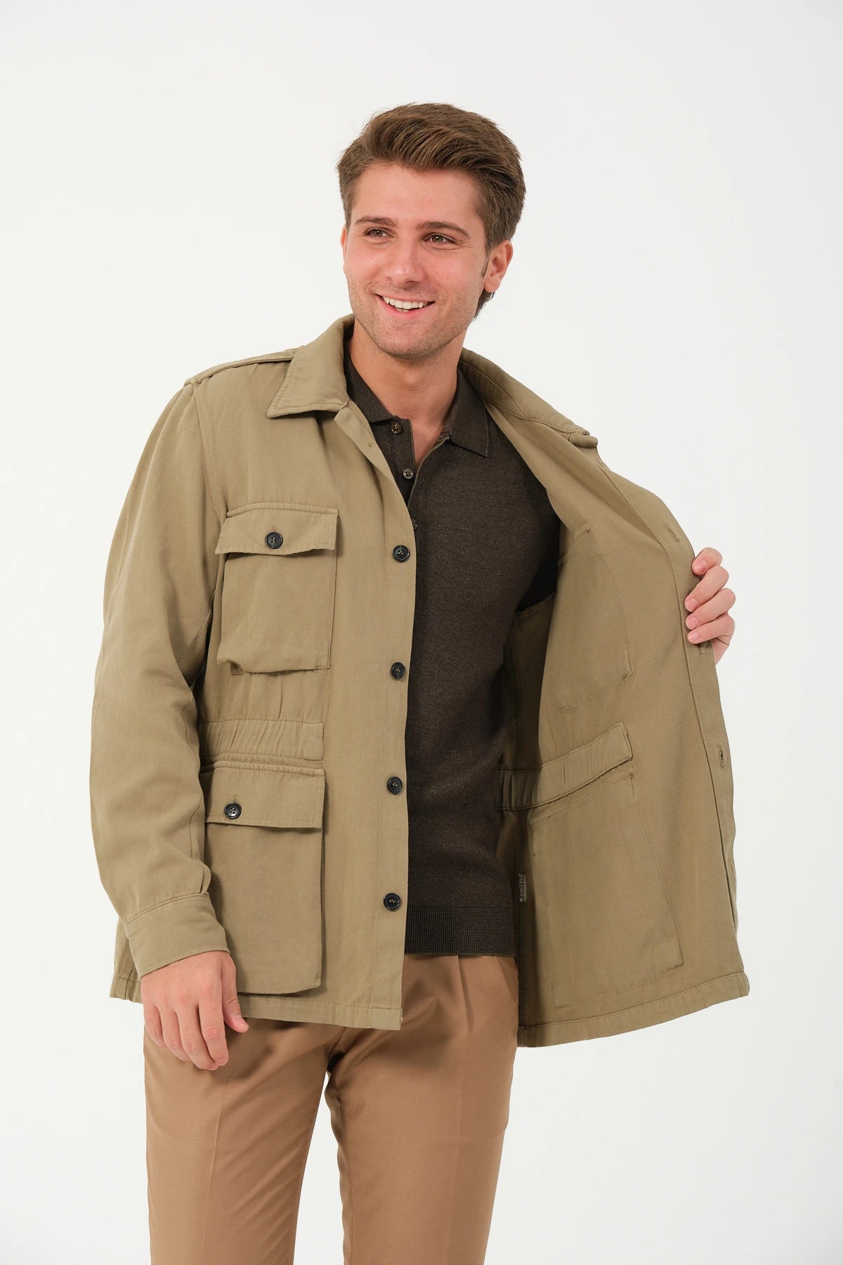 Übergangsjacke Beige